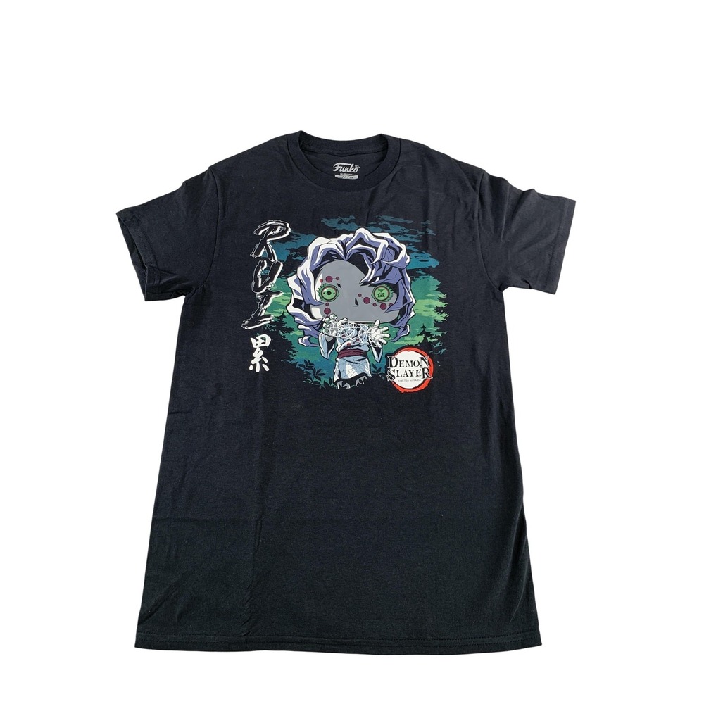 Demon Slayer Shirt Mens Small Black Funko Rui Anime Graphic Tee Kimetsu no Yaiba